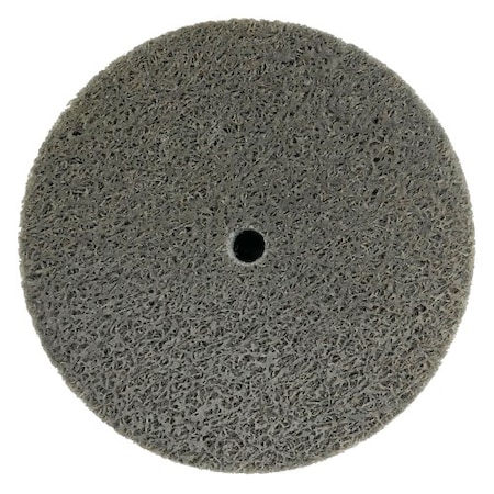 Weiler 3" x 1/4" Non-Woven Unitized Wheel, Series 6, AO -Fine, 1/4" 54492